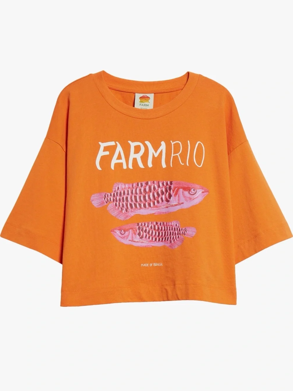 FARM Rio Tropical Fish Graphic Tee 🍊🐠 NWT Size Small - Picture 8 of 9